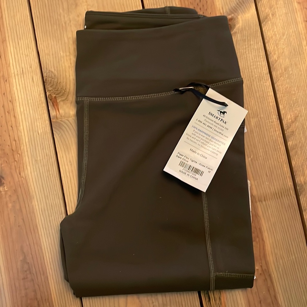 Dark olive Piper Flex knee patch tights